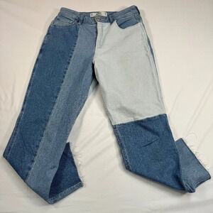 Hollister Curvy  Mom Jeans Womens Size 7/28 Light Medium Blue High Rise